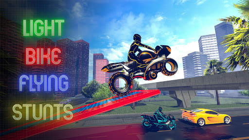 Light Bike Flying Stunts mod apk latest version  2.15.4 screenshot 3