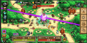 Rush defense idle TD Mod Apk Unlimited EverythingͼƬ1