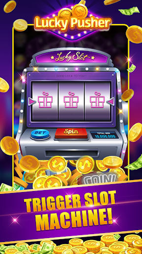 Lucky Cash Pusher Coin Games mod apk unlimited coins no adsͼƬ1