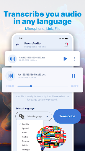 Translate Audio Video to Text mod apk premium unlockedͼƬ1