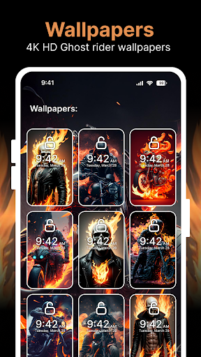 Ghost Rider Zip Screen Lock mod apk unlocked everything  1.0.17 screenshot 1