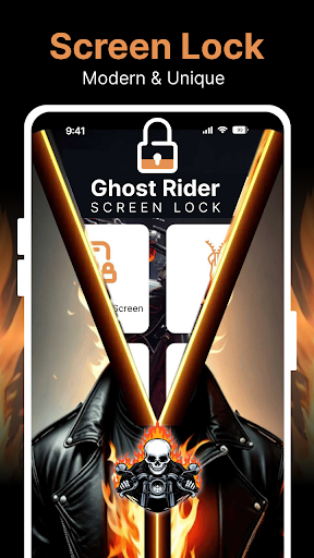 Ghost Rider Zip Screen Lock mod apk unlocked everything  1.0.17 screenshot 2
