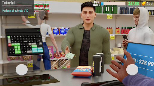 Supermarket Simulator 3D Store Mod Apk Unlimited Money  1.0.3 screenshot 4
