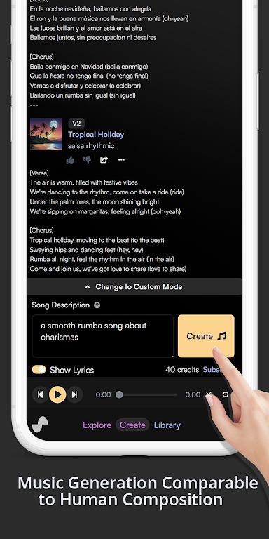 Suno AI Music Generator Premium Apk Unlocked Everything  1.0 screenshot 1