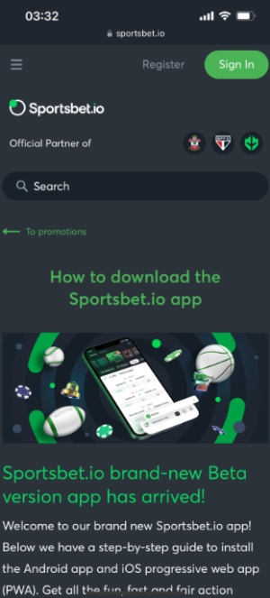 Sportsbet.io App Download for AndroidͼƬ1