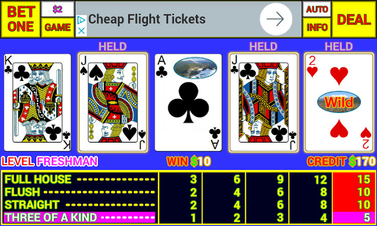Ax Video Poker apk Download for Android  v1.0 screenshot 2