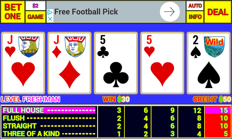 Ax Video Poker apk Download for Android  v1.0 screenshot 3