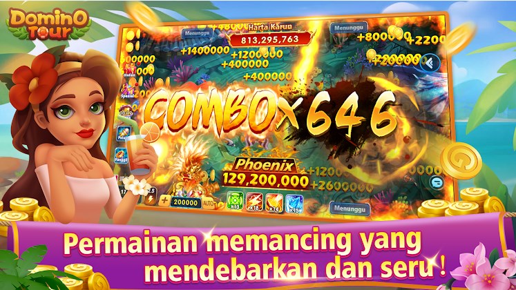 Domino Tour Gaple QiuQiu Remi mod apk unlimited money and gems  1.0.21 screenshot 2