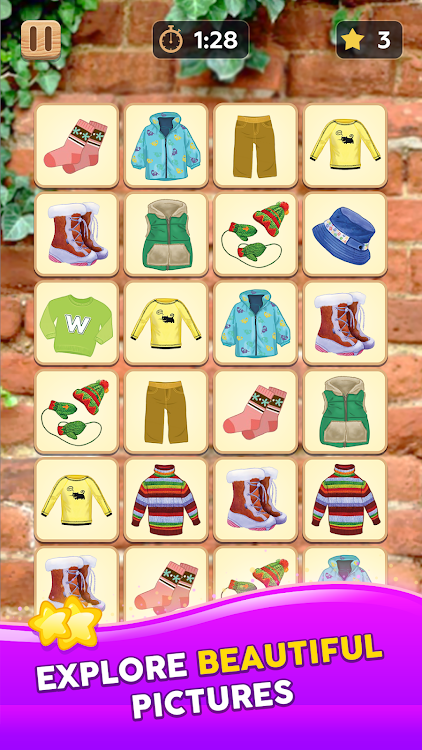 find the pairs and win the game Last version  v1.0 screenshot 2