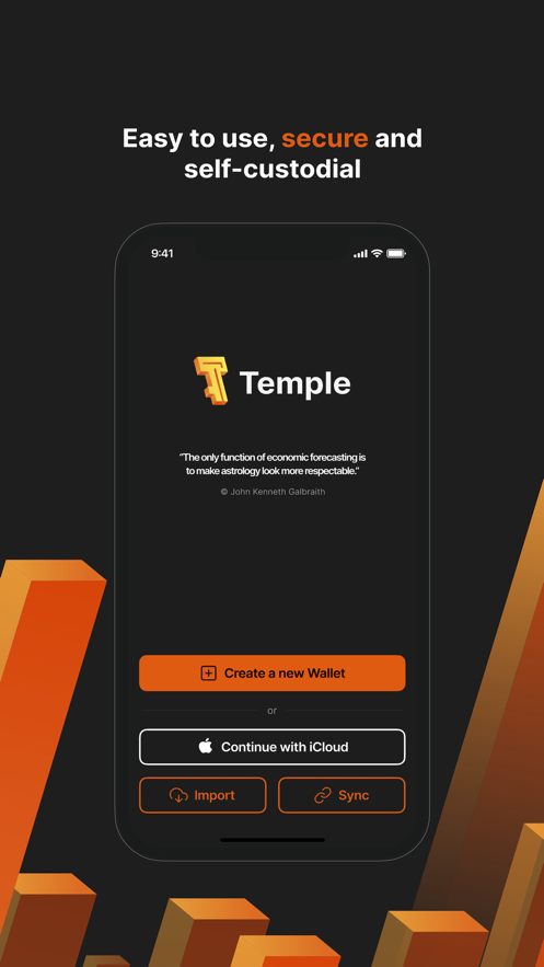 Temple Tezos Wallet extension download latest version  1.24 screenshot 4