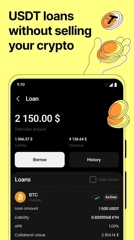 Crypto wallet Bitcoin & USDT App Download for Android  1.6.14 screenshot 2