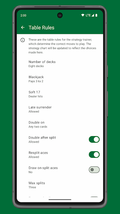 Blackjack Ace Basic Strategy mod apk latest version  1.1.5 screenshot 2