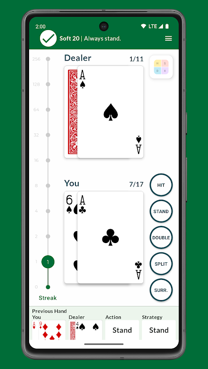 Blackjack Ace Basic Strategy mod apk latest version  1.1.5 screenshot 6