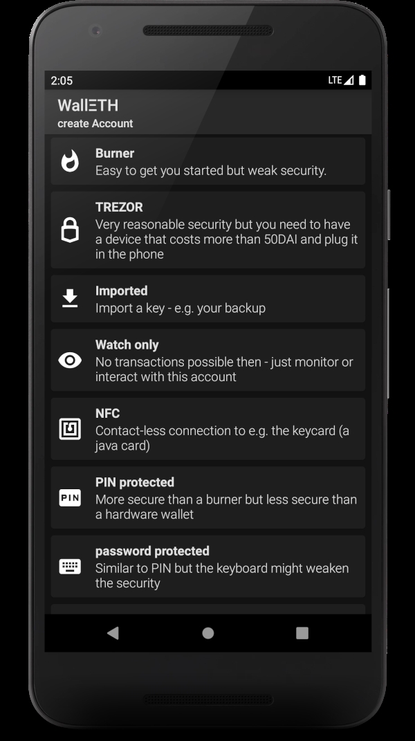 WallETH Ethereum Wallet app Download for Android  v1.0 screenshot 2
