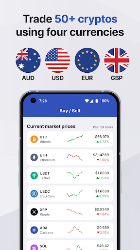CoinJar bitcoin exchange wallet app download latest version  2.106.0 screenshot 4
