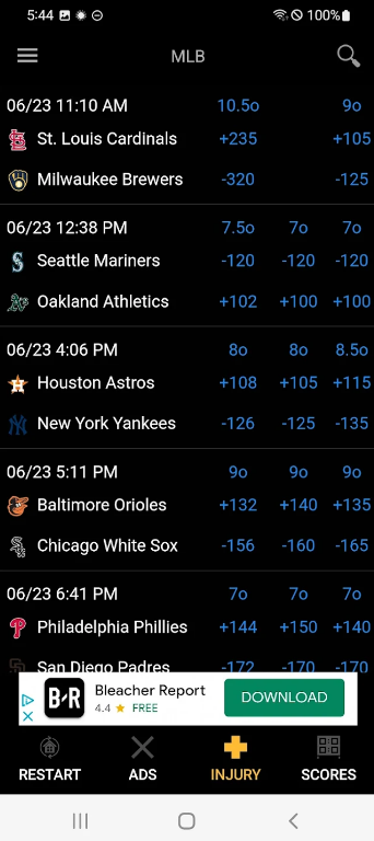 Sports Lines Odds App Download for Android  2.8 screenshot 2