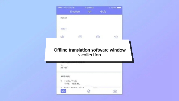 Offline translation software windows collection-Recommended offline translation apps
