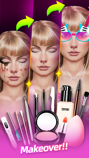 Makeover Stylist Makeup Game Mod Apk Unlimited Money  1.2.0 screenshot 1