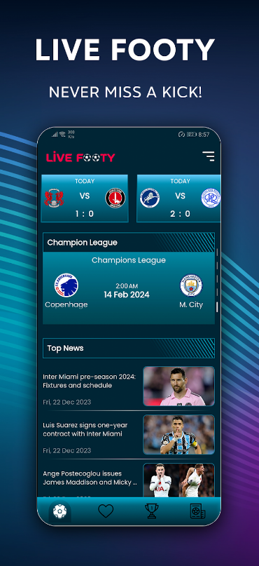 Livefooty Live Football TV App Download for Android  1.3 screenshot 3