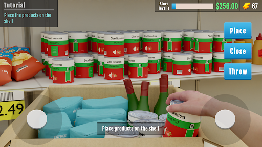 Supermarket Simulator 3D Store mod menu unlimited money and gems  1.0.3 screenshot 2