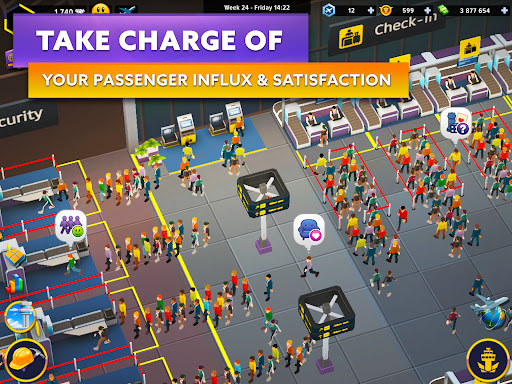 Airport Simulator Tycoon Inc mod apk unlimited money and gems  1.03.0004 screenshot 1