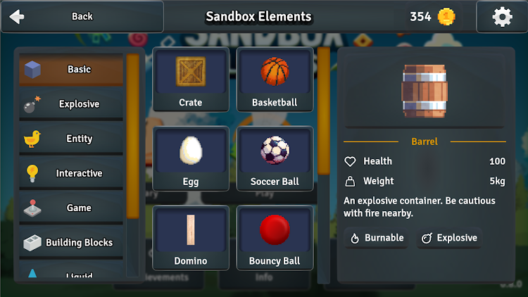 Sandbox Elements apk Download for Android  0.8.0 screenshot 2
