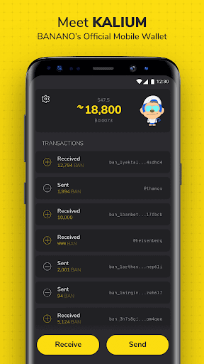 Kalium BANANO Wallet App Download Latest Version  2.5.1 screenshot 4