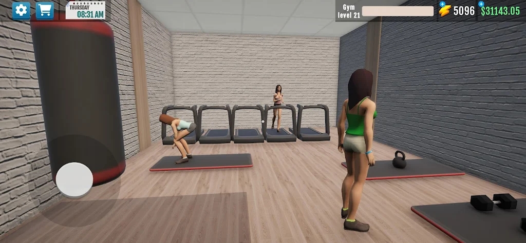 Fitness Gym Simulator Fit 3D mod apk unlimited money  0.0.18 screenshot 4