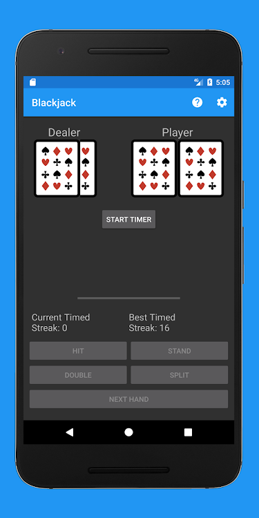 Learn Blackjack Strategy app Last version  v1.0 screenshot 4
