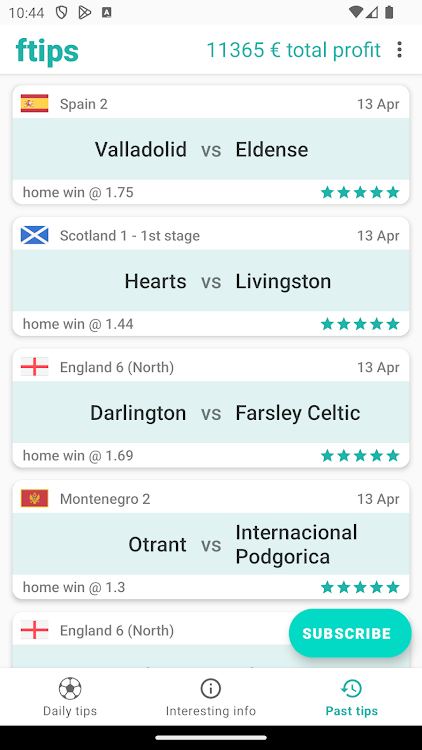 Football betting predictions mod apk free purchase no ads  4.0.27 screenshot 4