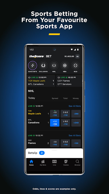 theScore Bet app download for android latest version  24.7.0 screenshot 3