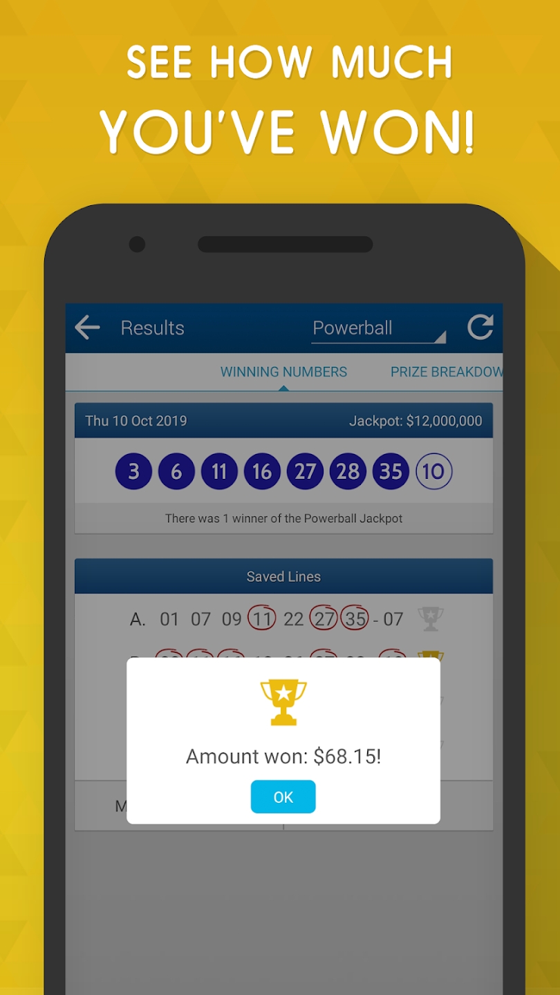 My Lotto Australia app Download for Android  1.8.9 screenshot 4