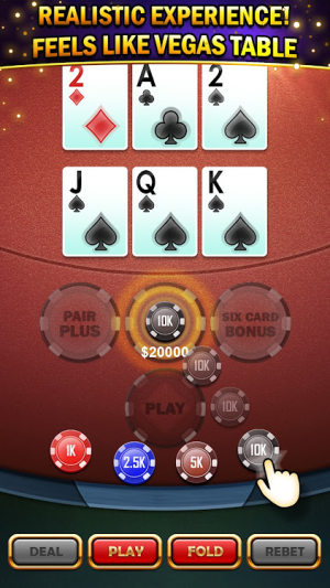 Three Card Poker Casino free chips mod apk downloadͼƬ1