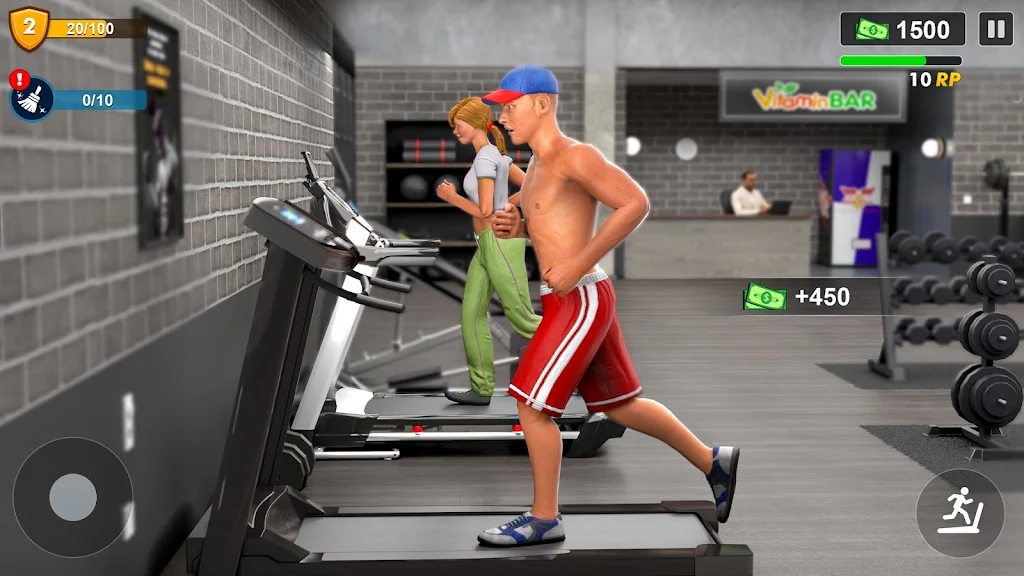 Gym Life Workout Simulator mod apk unlimited money  3.0 screenshot 1
