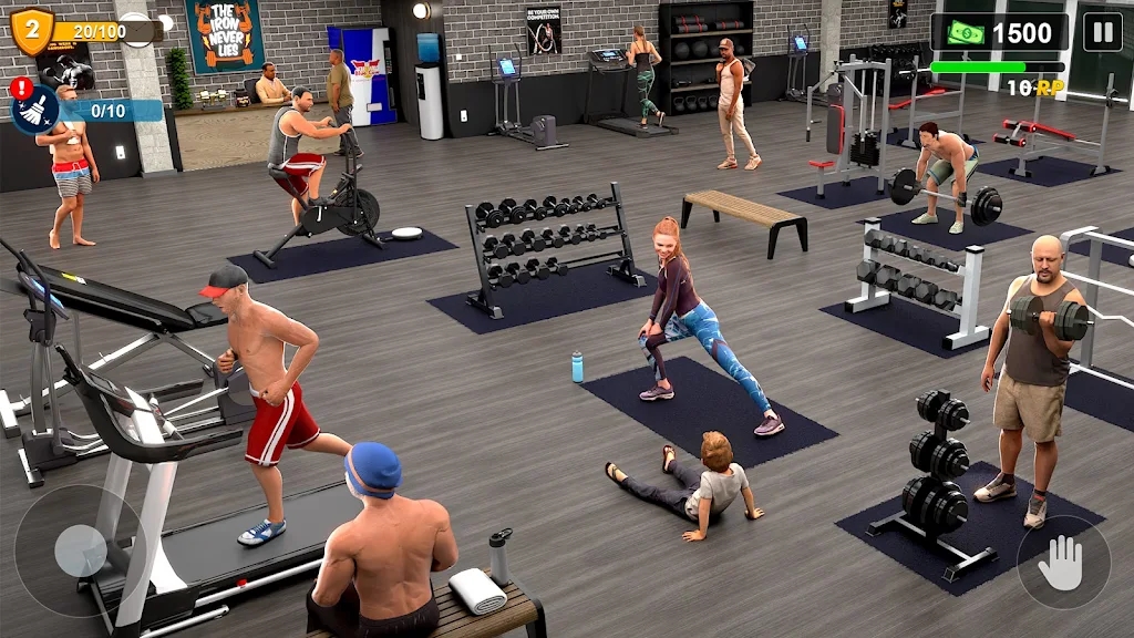 Gym Life Workout Simulator mod apk unlimited money  3.0 screenshot 2