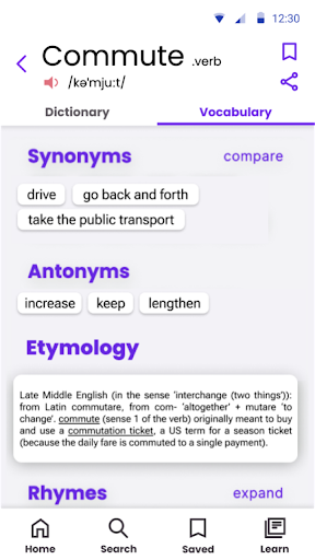 English Dictionary Thesaurus mod apk free download  2.0.3 screenshot 3