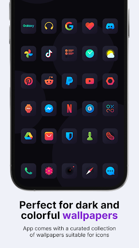 Nova Dark Icon Pack mod apk premium unlockedͼƬ1