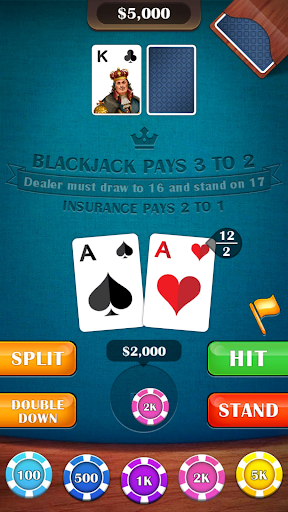 Blackjack 21 casino card game mod apk unlimited moneyͼƬ1