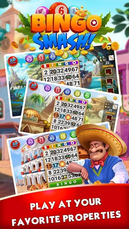 Bingo Smash Lucky Bingo Travel mod apk unlimited money  21.0.19 screenshot 1