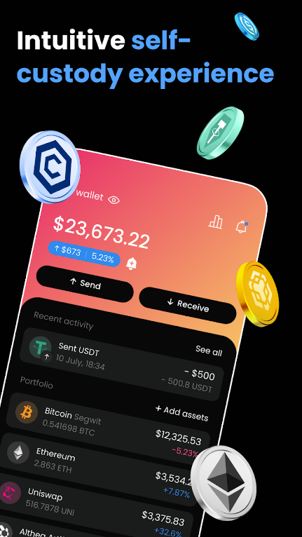 Crypto Wallet Buy Bitcoin BTC App Download for Android  1.5.1 screenshot 3