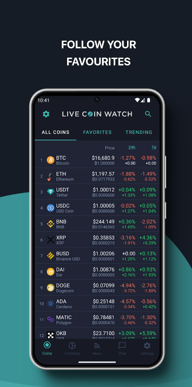 LiveCoinWatch Crypto Tracker App Download for Android  1.0.42 screenshot 2