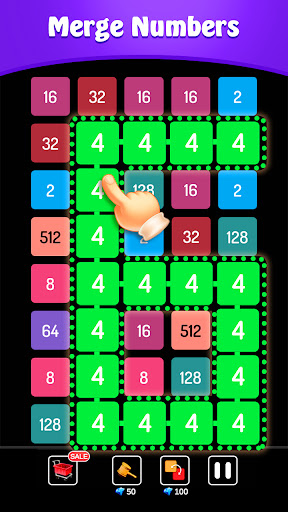 2248 Cube Merge Puzzle Game mod apk no ads  1.3.0 screenshot 2