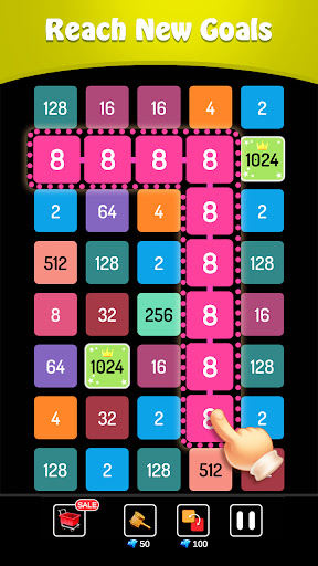 2248 Cube Merge Puzzle Game mod apk no ads  1.3.0 screenshot 4