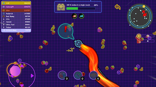 Snake Neon Hunry IO Game mod apk unlimited money  1.0.6 screenshot 2
