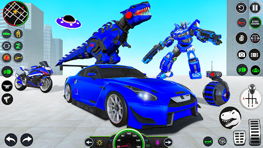 Dino Robot War Robot Transform mod apk unlimited money  8.1.4 screenshot 1