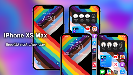 iPhone XS Max Launcher 2024 app free download for android  1.0 screenshot 1