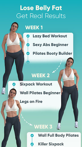 Wall Pilates Lazy Girl Workout mod apk premium unlockedͼƬ1