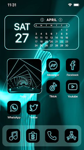 Wow Aurora Theme Icon Pack mod apk free downloadͼƬ1