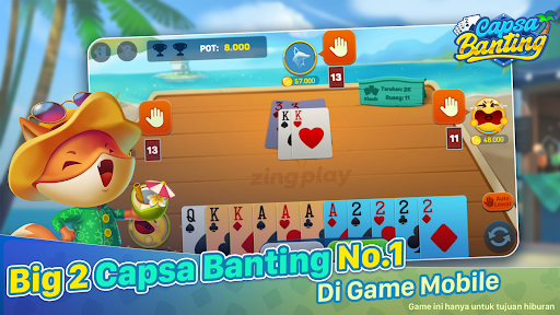 Big 2 Capsa Banting ZingPlay mod apk unlimited money  2.0.50 screenshot 4