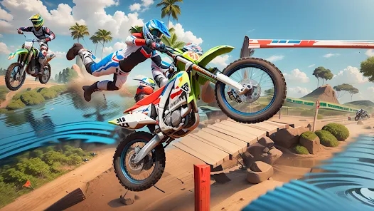 Motocross Bike Racing Game 3d mod apk Download Latest version  1.4.5 screenshot 4